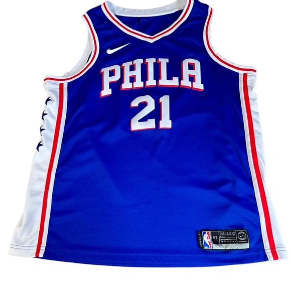 Nike Other - Nike Men Philadelphia 76ers Joel Embiid Jersey Sz 52‎